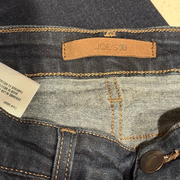 Joe's Jeans Women’s High Rise Skinny Ankle Raw Hem Dark Wash Jeans Size 29 - Picture 10 of 11
